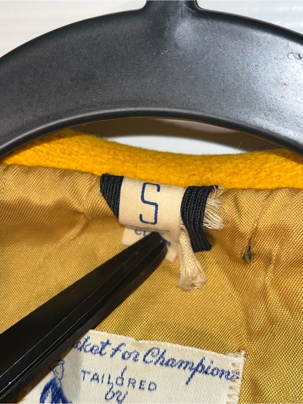 Vintage Letterman Jacket Varsity Panthers Women’s Small Butwin Brand Cheer Ellen - Picture 7 of 13